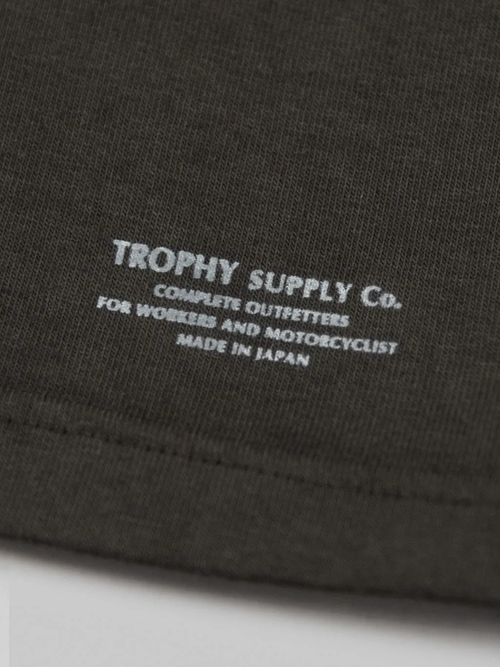 Trophy Clothing OD Henley Tee Gun Black