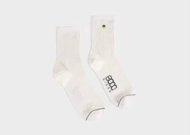 Ukraine Crew Socks Beige