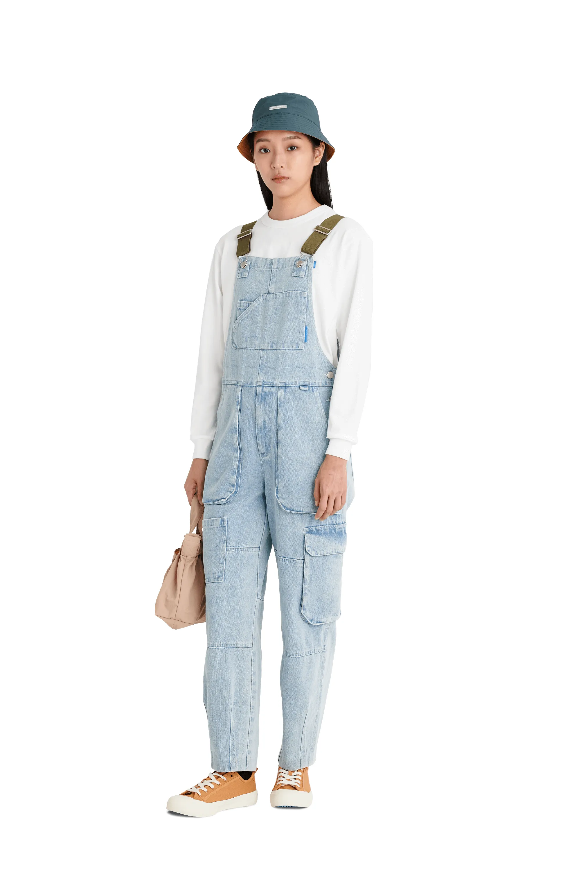 Unisex Denim Utility Jumpsuit