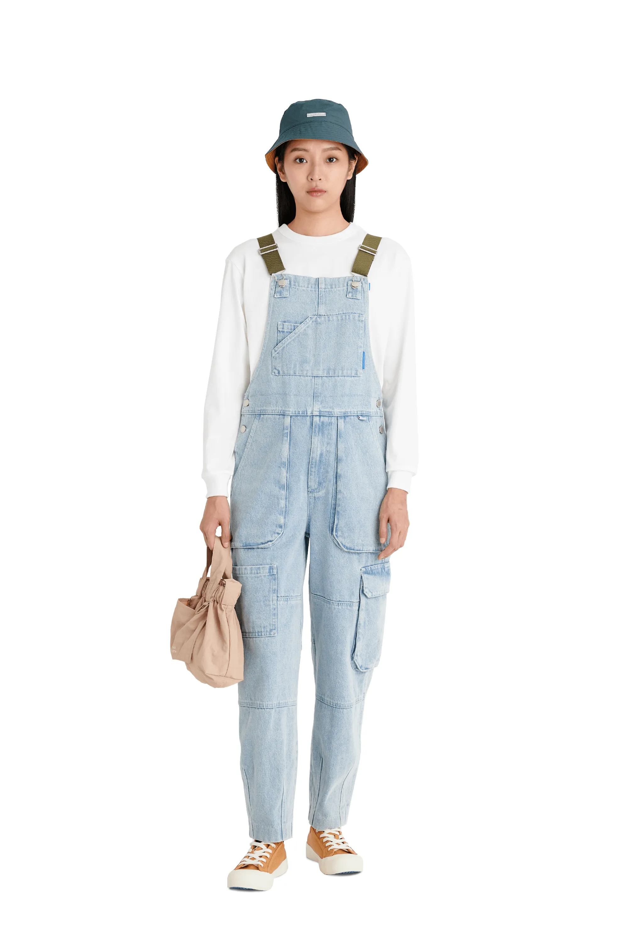 Unisex Denim Utility Jumpsuit