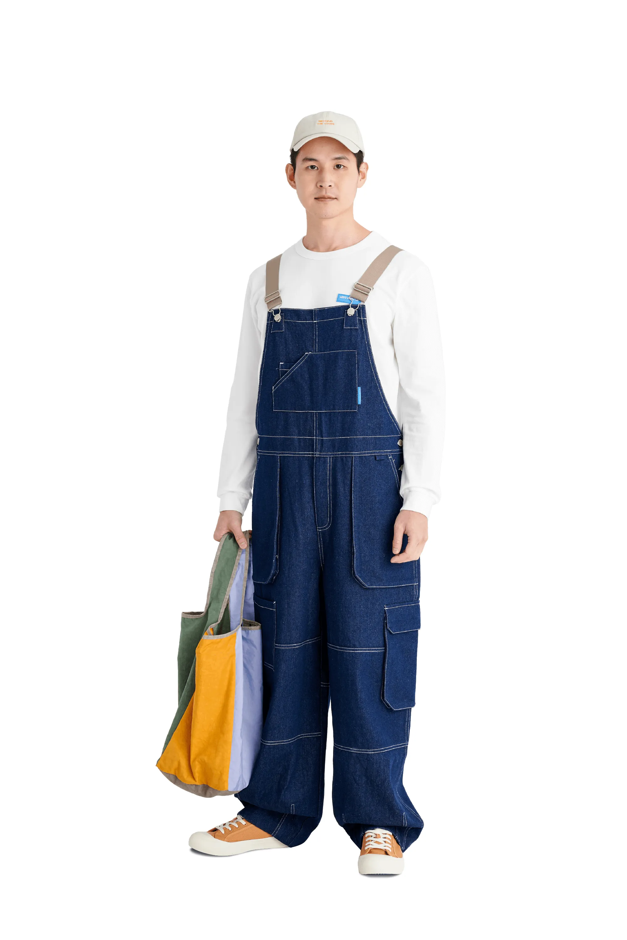 Unisex Denim Utility Jumpsuit