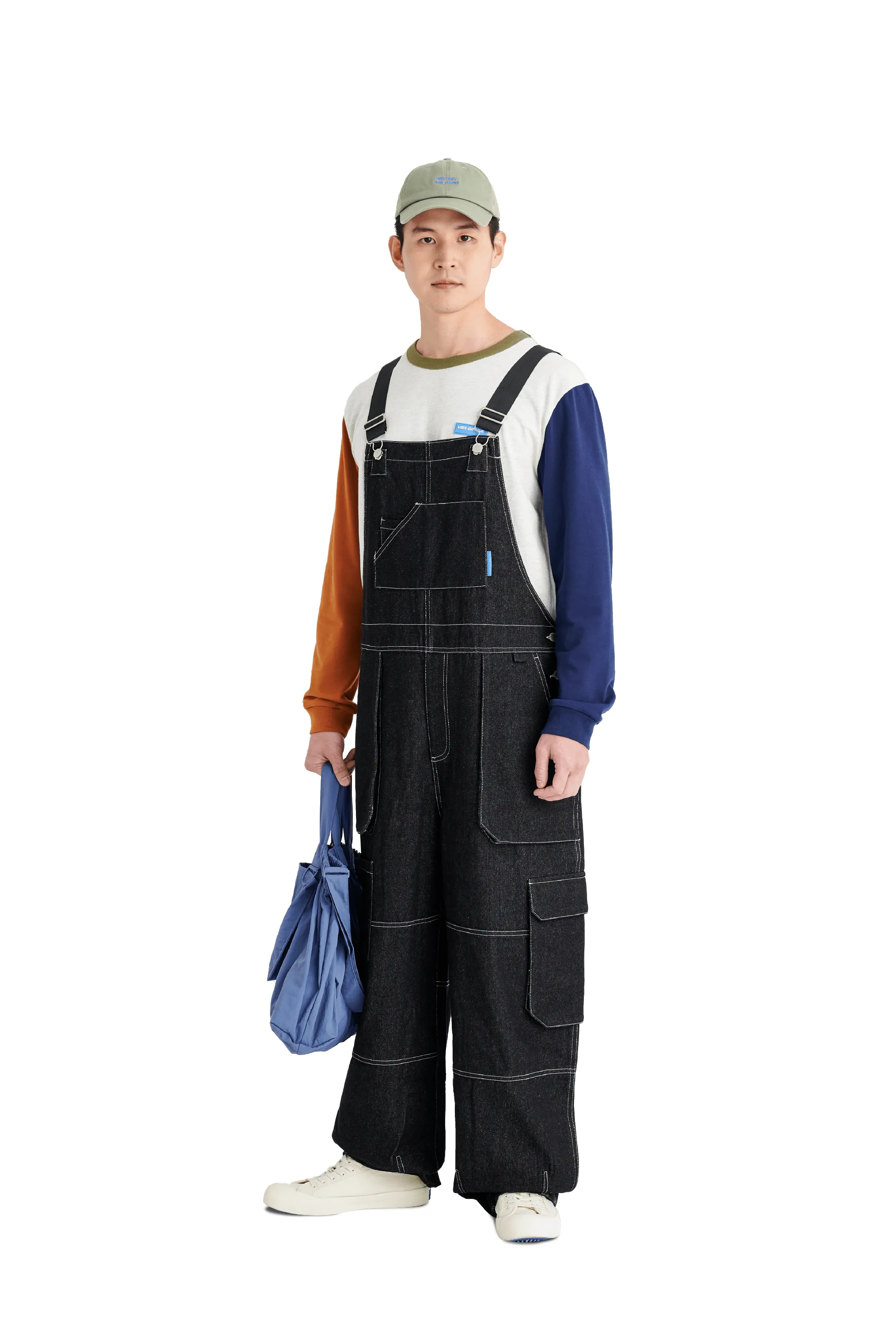 Unisex Denim Utility Jumpsuit