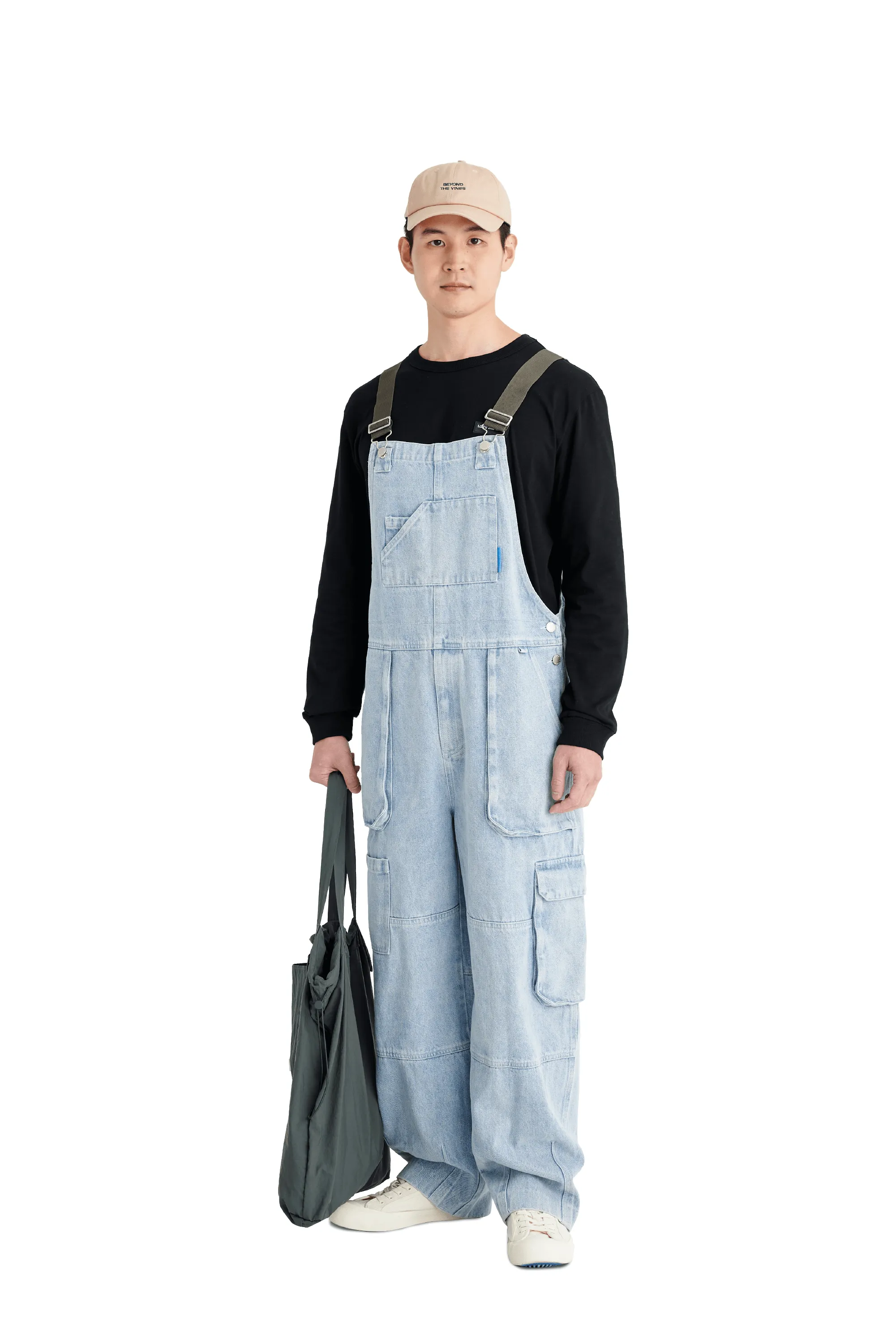 Unisex Denim Utility Jumpsuit