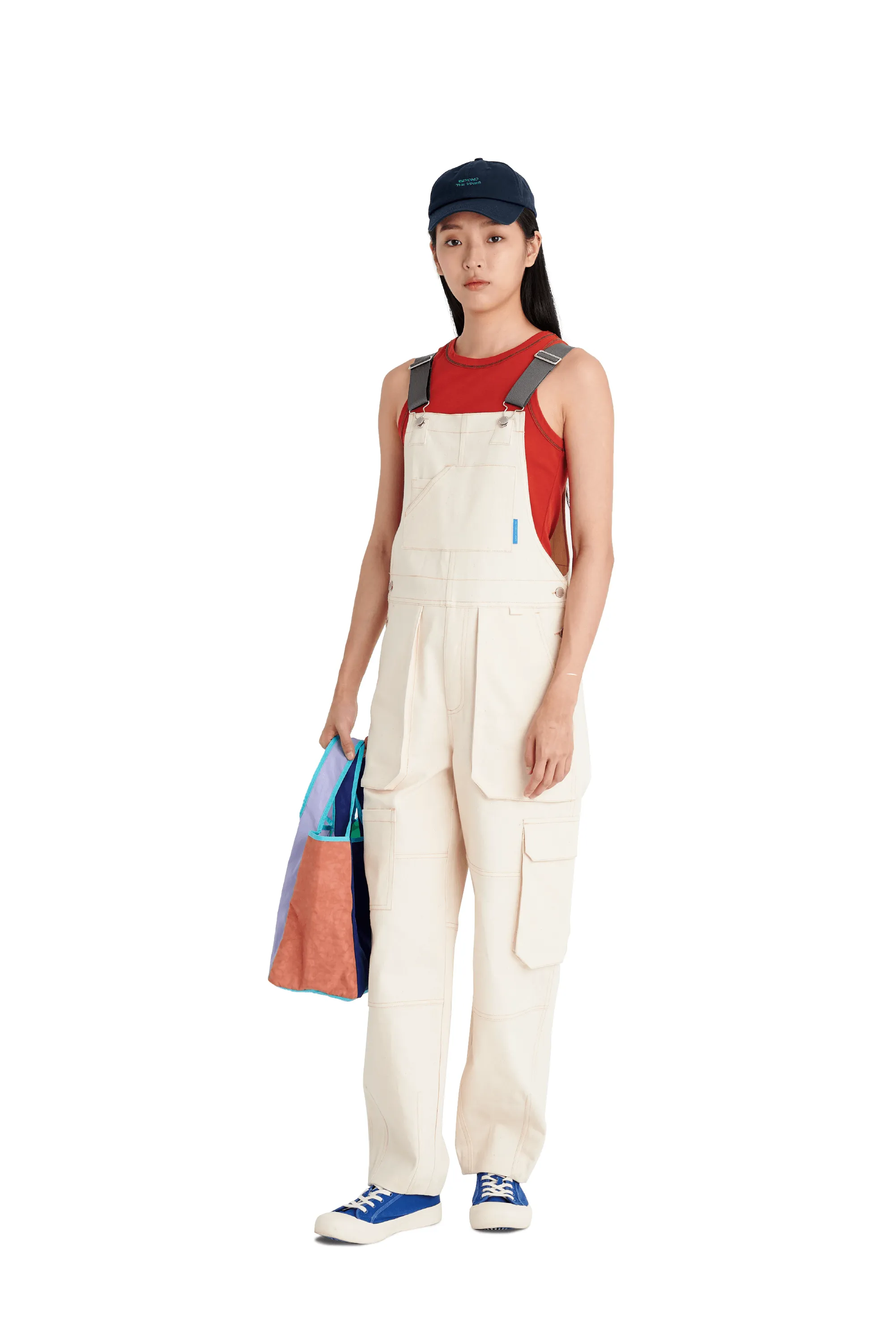 Unisex Denim Utility Jumpsuit