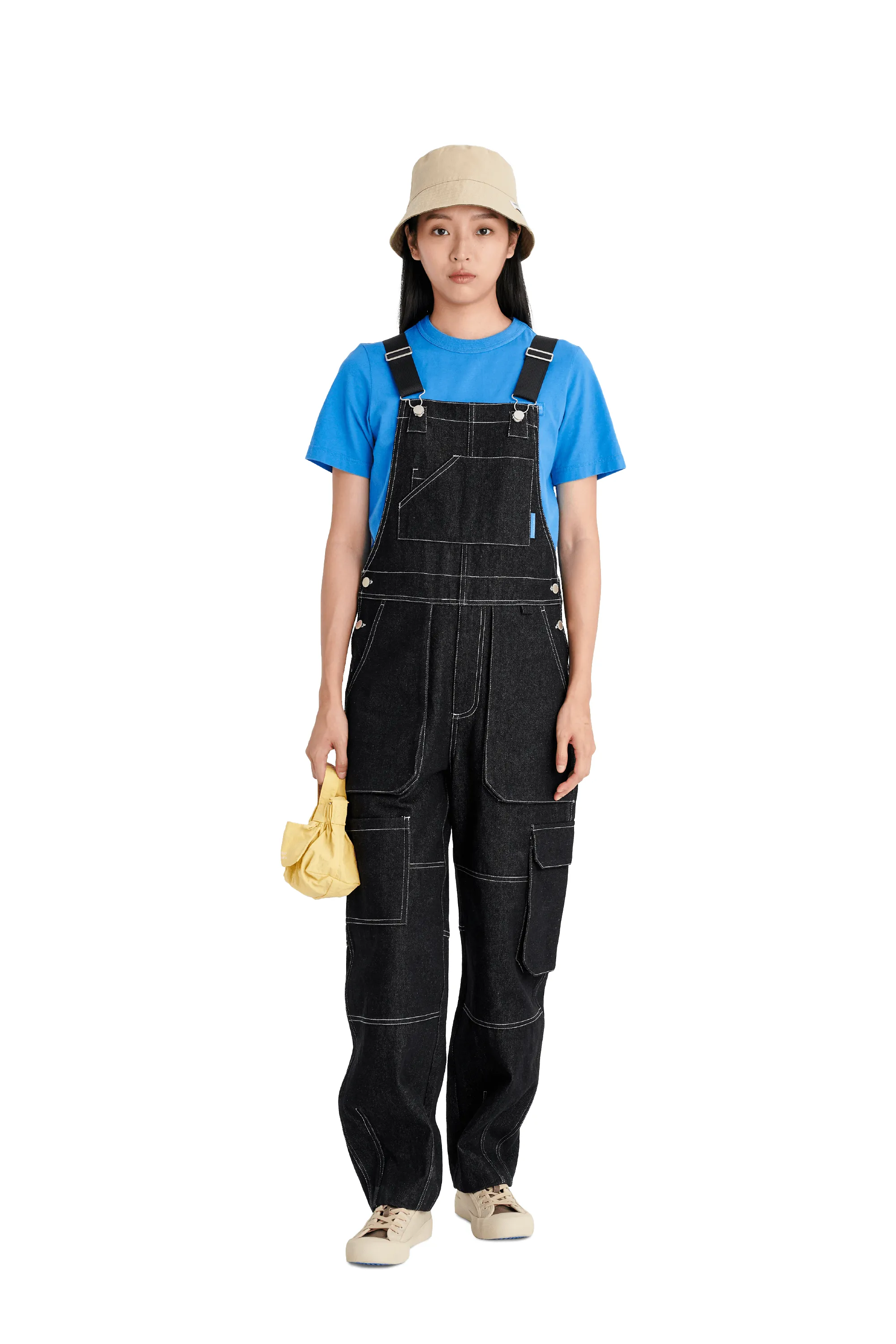 Unisex Denim Utility Jumpsuit