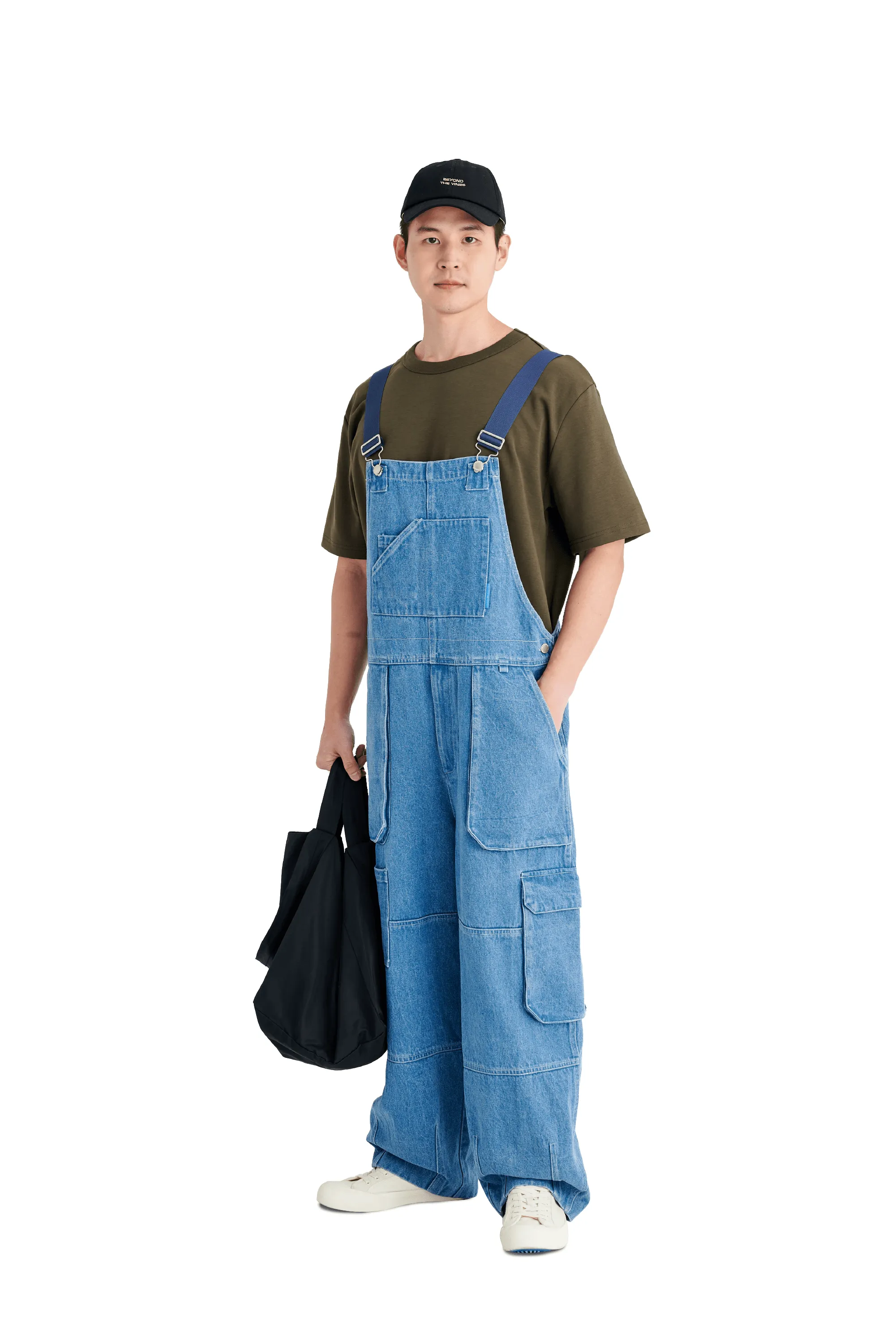 Unisex Denim Utility Jumpsuit