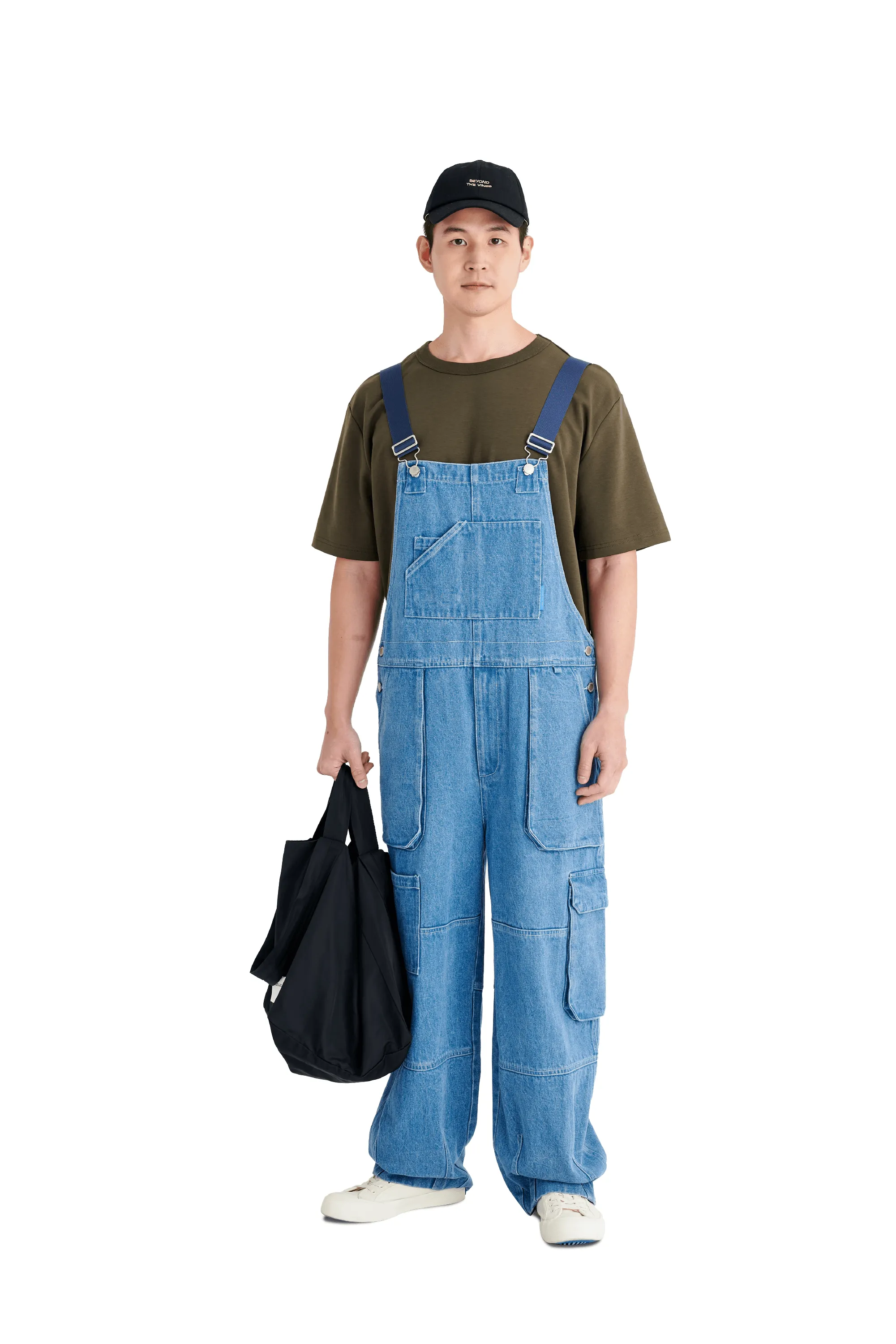 Unisex Denim Utility Jumpsuit