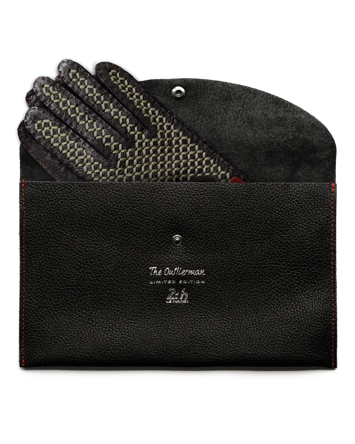 VICTORY 24 Hours of Le Mans - Driving Gloves - Hyper Black/Dark Grey/Racing Red