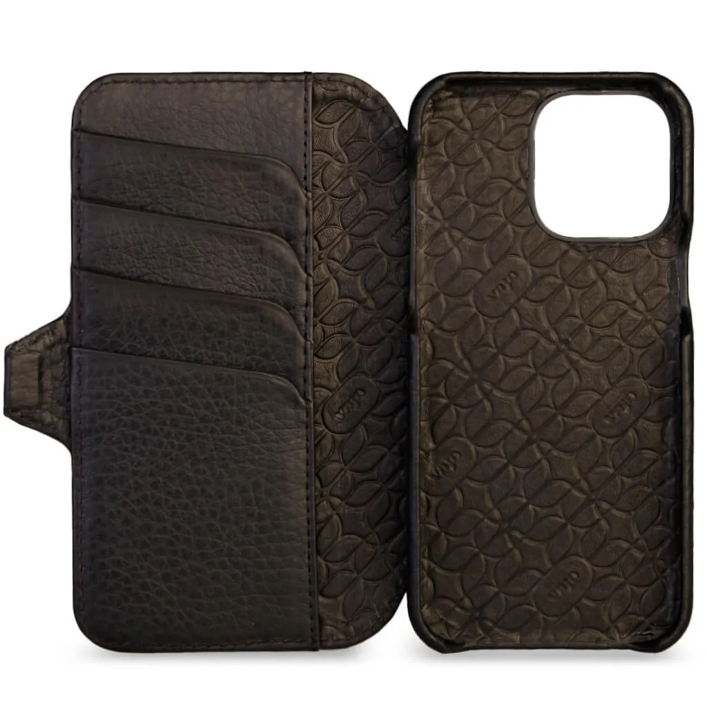 Wallet iPhone 15 Pro Max leather case